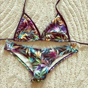 Pot leaf bikini
